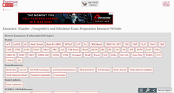 Desktop Screenshot of examrace.com